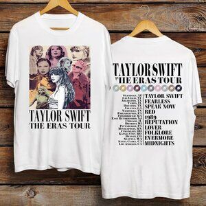 Taylor The Eras Tour 2 Sided T Shirt Taylor Version Shirt Music Fans Gift Tee